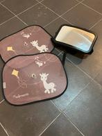 Zonnescherm baby & achteruitkijkspiegel, Ophalen, Gebruikt