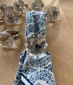 Set van 9 servetringen tafeldecoratie vintage, Antiek en Kunst, Ophalen of Verzenden