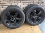 Dezent Alu velgen zwart - Minerva winterbanden 215/60 R17, Auto-onderdelen, Banden en Velgen, Ophalen, 215 mm, Velg(en), 17 inch