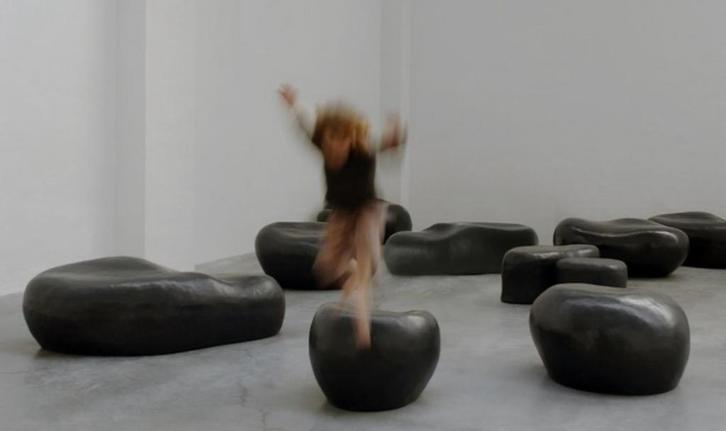 Italiaans design stuk Ciottolo Imperfettolab, Huis en Inrichting, Zetels | Voetbanken en poefs, Zo goed als nieuw, Ophalen