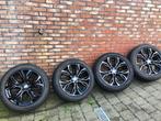 Originele zwarte BMW X1 velgen met winterband, Auto-onderdelen, Banden en Velgen, Ophalen, 18 inch, Gebruikt, Velg(en)