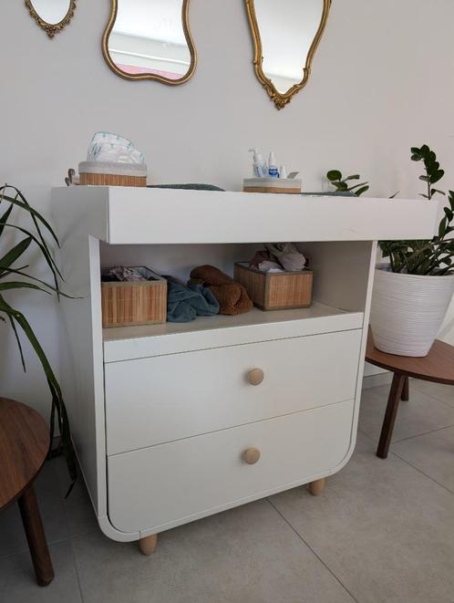 Witte commode met lades - Myllra (Ikea), Kinderen en Baby's, Kinderkamer | Commodes en Kasten, Gebruikt, Commode, 90 tot 105 cm