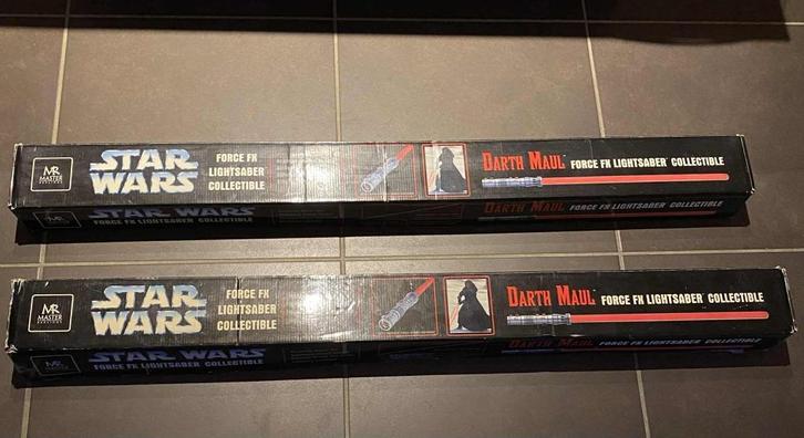 Star wars master replicas darth maul 2006 fx lightsabers, Verzamelen, Star Wars, Gebruikt, Ophalen of Verzenden