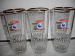3 bierglazen Elsene - Ixelles, Grand Brasserie de Koeckelber, Ophalen of Verzenden, Zo goed als nieuw, Glas of Glazen, Overige merken