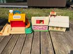 3 Vintage Fisher Price huisjes, Kinderen en Baby's, Speelgoed | Fisher-Price, Ophalen, Gebruikt