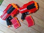 2 mega Nerf + kogels, Kinderen en Baby's, Speelgoed | Buiten | Actiespeelgoed, Ophalen of Verzenden, Zo goed als nieuw