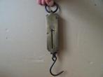 Antieke weegschaal unster weeghaak Pocket balance 17cm, Ophalen of Verzenden