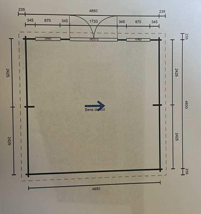 Chalet en kit 25 m² (5x5) – habitable et isolant - neuf, Immo, Nieuwbouwprojecten, Overige soorten