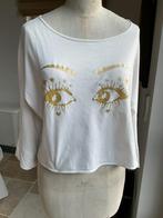 Oversized T shirt maat S, Kleding | Dames, Ophalen of Verzenden, Wit, Zo goed als nieuw, Maat 36 (S)