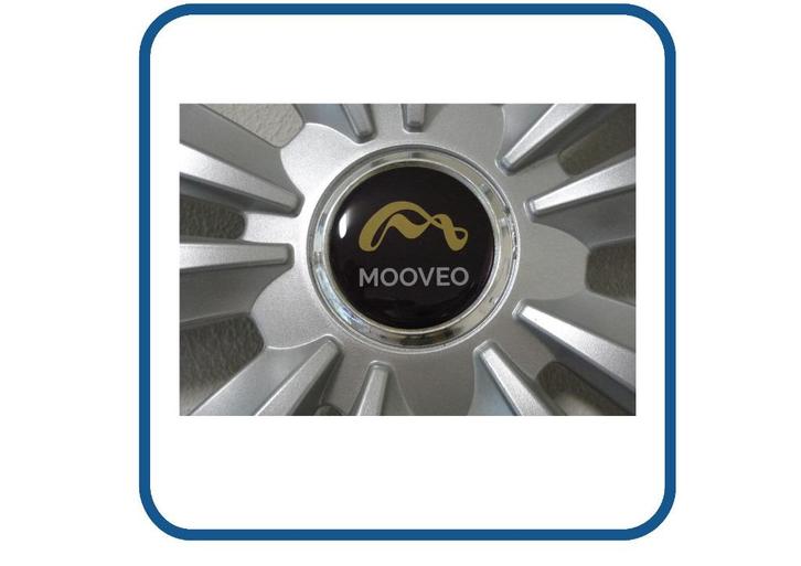 MOOVEO doming naafstickers caravan en camper 3D, Epoxy, Verzamelen, Stickers, Nieuw, Overige typen, Verzenden