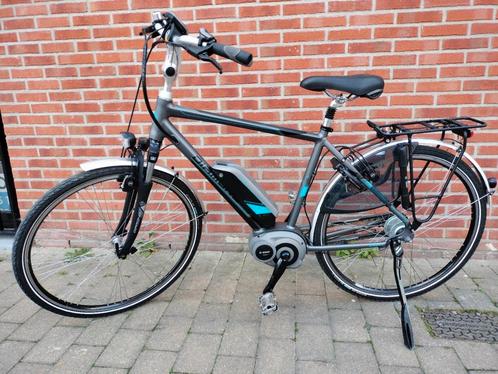 Elektrische herenfiets Bosch middenmotor 800km!!, Fietsen en Brommers, Elektrische fietsen, Zo goed als nieuw, Ophalen