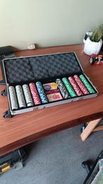 PRO pokerchips set ( Las vegas Casino), Hobby en Vrije tijd, Ophalen, Zo goed als nieuw