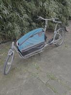 Bakfiets Gazelle Cabby, Fietsen en Brommers, Fietsen | Bakfietsen, Ophalen, Gebruikt, Opvouwbaar, 2 kinderen