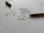 Originele pentekening A4 formaat, Ophalen, Nieuw, Overige typen
