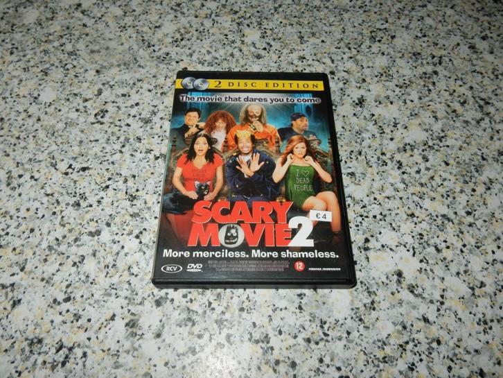 nr.1828 - Dvd: scary movie 2 - 2 disc - komedie, Cd's en Dvd's, Dvd's | Komedie, Overige genres, Vanaf 12 jaar, Ophalen of Verzenden