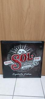 Panneau publicitaire en métal Desde Sol Cerveza, Collections, Enlèvement ou Envoi, Neuf, Panneau, Plaque ou Plaquette publicitaire