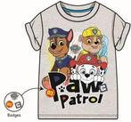 Paw Patrol T-shirt Grijs - Maat 128 - VAN 9,95 VOOR 4,95!, Kinderen en Baby's, Nieuw, Ophalen of Verzenden, Shirt of Longsleeve