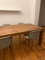 Houten eettafel, Ophalen, Zo goed als nieuw, Vijf personen of meer, Rechthoekig