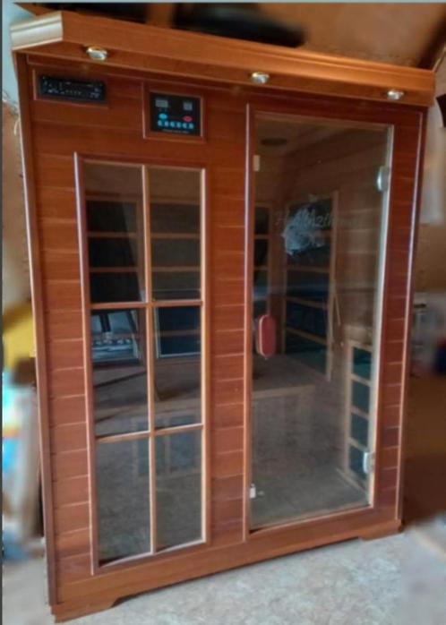 Luxe 3-Persoons FAR-Infraroodsauna | Keramisch | Low EMF, Sport en Fitness, Sauna, Zo goed als nieuw, Complete sauna, Infrarood