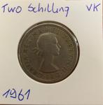 Two Shilling 1961, Ophalen of Verzenden, Overige landen, Losse munt