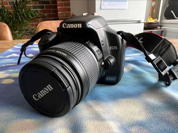 CANON EOS 450D met extra 70-300 lens
