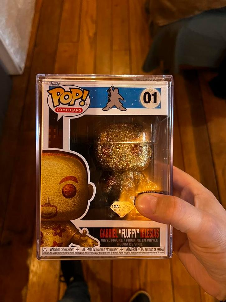 Gabriel Iglesias Gold funko exclusive, Verzamelen, Poppetjes en Figuurtjes, Zo goed als nieuw, Ophalen of Verzenden