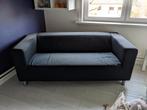 Zetel Ikea zwart + extra rode hoes, Ophalen, Zo goed als nieuw