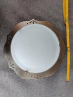 Plafondlamp metaal en glas., Ophalen, Glas