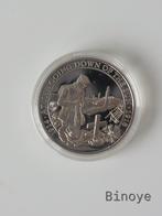 Gibraltar 1/2 Crown oorlog 2018, Postzegels en Munten, Penningen en Medailles, Ophalen of Verzenden, Overige materialen