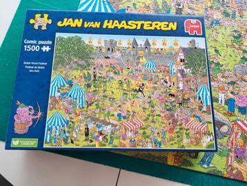 Jan Van Haasteren  - Robin Hood Festival  - 1500stuks, Enlèvement ou Envoi, 500 à 1500 pièces, Comme neuf, Puzzle