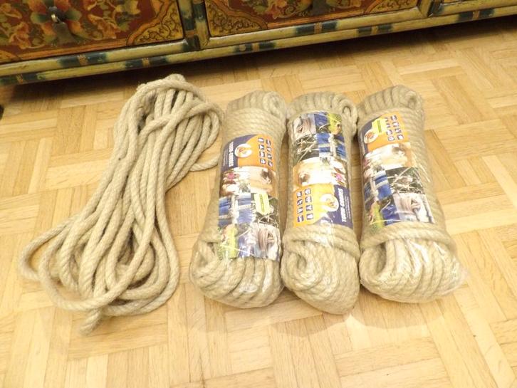 Corde 10 mm - 20 mètres - 4 pièces, Collections, Objets militaires | Général, Enlèvement