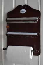 Franse ROLLENHOUDER Keukenrol, aluminium en folie Landelijk, Ophalen of Verzenden, Nieuw, Aluminium, Overige typen