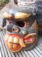 2 barong maskers bali en 1 kriss drager, Antiek en Kunst, Ophalen of Verzenden