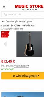 Klassieke gitaar Seagull (nieuw), Muziek en Instrumenten, Snaarinstrumenten | Gitaren | Akoestisch, Ophalen, Nieuw