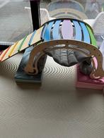 Houten klimboog XXL met glijbaan / klimhelling en kussen, Ophalen, Zo goed als nieuw, Overige typen