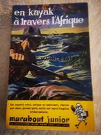 En kayak à travers l'Afrique (Maurice Patry)., Livres, Utilisé, Enlèvement ou Envoi, Maurice Patry.