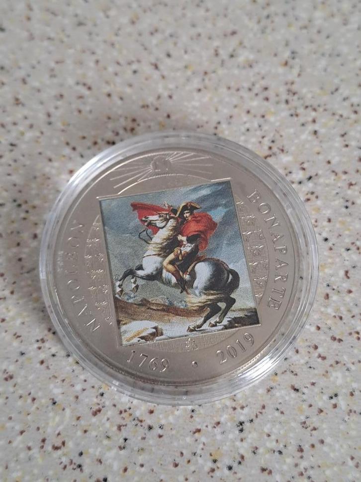 Herdenkingsuitgave 250 jaar  Napoleon Prooflike, Timbres & Monnaies, Monnaies | Océanie, Enlèvement ou Envoi