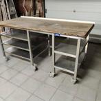 Inox tafel / werkbank, Bricolage & Construction, Établis, Enlèvement, Utilisé