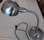 Bureaulamp van zilverkleurig metaal, IKEA, Gebruikt, Moderne, Metaal, 50 tot 75 cm