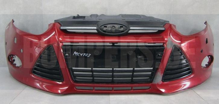 Bumper Ford Focus MK3 III 3 10-14 BM51-17757-A  Voorbumper M, Auto-onderdelen, Carrosserie, Bumper, Voor, Gebruikt, 6 maanden garantie