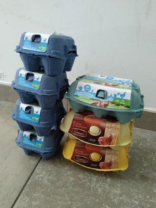 7 cartons d'œufs vides offerts, Animaux & Accessoires, Autres accessoires pour animaux, Utilisé, Enlèvement
