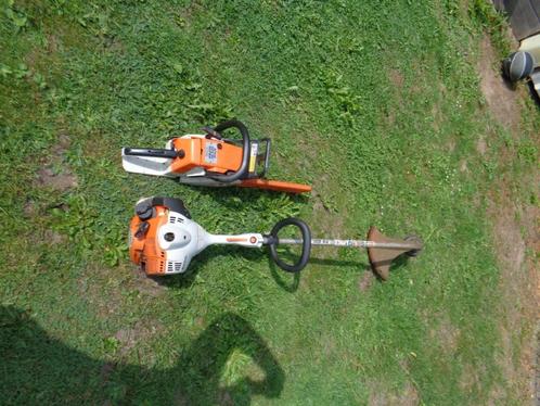 stihl 024 kettingzaag en fs 50 bosmaaier, Tuin en Terras, Hand-tuingereedschap, Gebruikt, Overige soorten, Ophalen