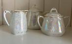 Sucre, lait, thé/cafetière en perle, Antiquités & Art, Antiquités | Services (vaisselle) pièces, Enlèvement ou Envoi