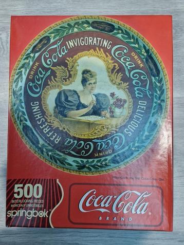 Coca-Cola ronde puzzel van 500 stukjes beschikbaar voor biedingen