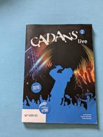 Boek Cadans live 2  (aankoop in 2022), Boeken, Schoolboeken, ASO, Van In, Muziek, Ophalen