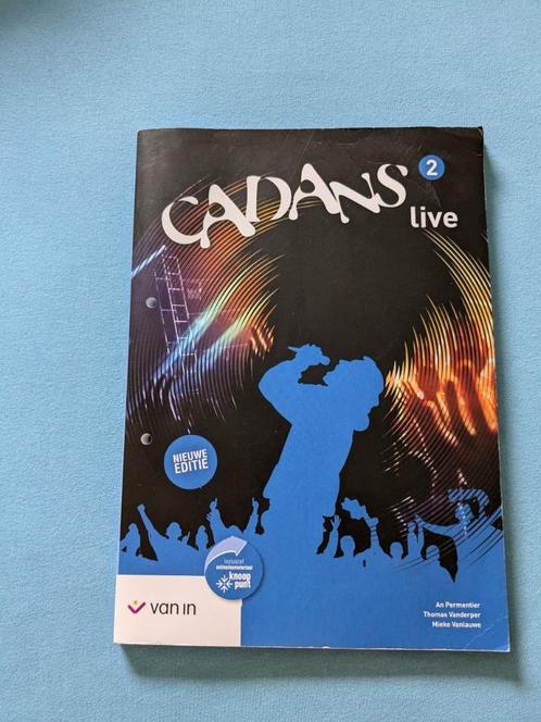 Boek Cadans live 2  (aankoop in 2022), Livres, Livres scolaires, Utilisé, Musique, Secondaire, Enlèvement