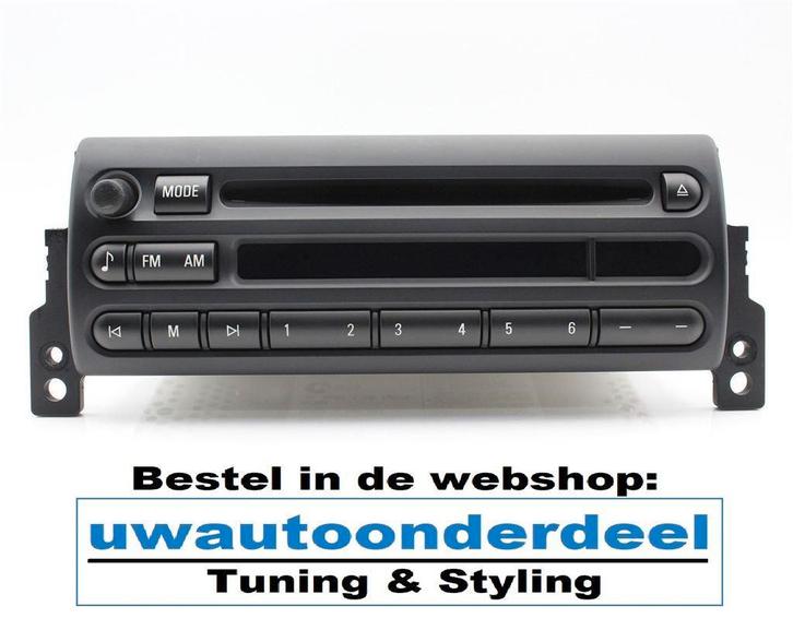 Mini Cooper radio cd speler Works John Cabrio Peper Boost, Auto diversen, Tuning en Styling, Verzenden