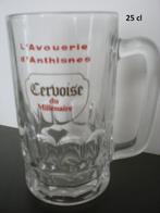 UNION Jumet "Cervoise du millénaire - avouerie d' Anthisnes", Collections, Enlèvement ou Envoi, Comme neuf, Verre ou Verres