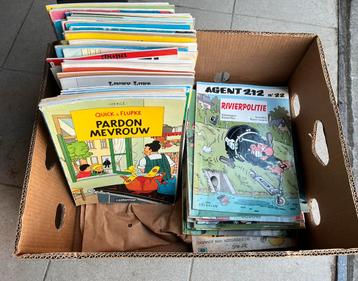 Strips (Kwik en Flupke, smurfen, Lucky Luke, Agent 212, …) beschikbaar voor biedingen