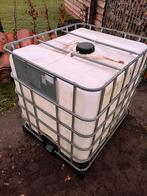 Ibc wateropslag 1000 L, Tuin en Terras, Regentonnen, 150 liter of meer, Ophalen, Zo goed als nieuw, Kunststof